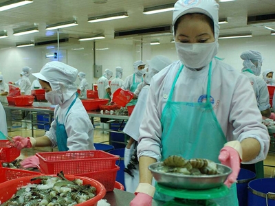 Shrimp exporters top Taiwan market