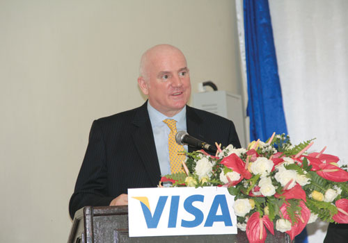 Visa partners with three Myanmar banks