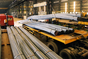 Steel inventories fall sharply