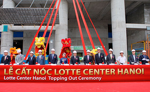 Lotte Centre Hanoi counts down to finish