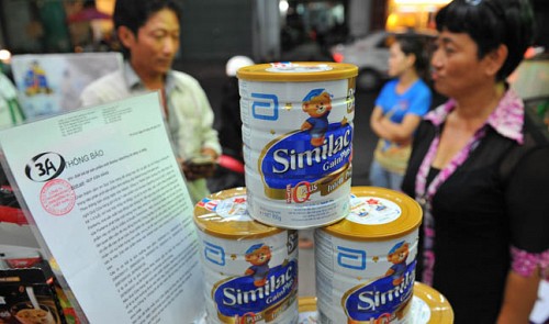 Dumex added to Vietnam’s recalling milk list