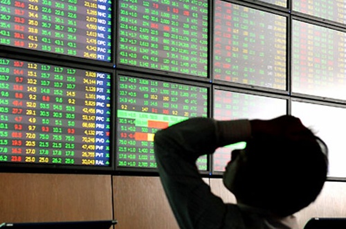 Shares fall as investor caution sets in