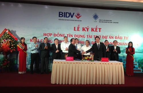BIDV gives $35-million loan to VSIP Quang Ngai
