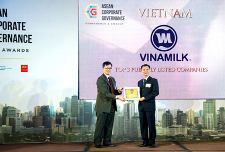 Vinamilk named company with best corporate governance in Viet Nam
