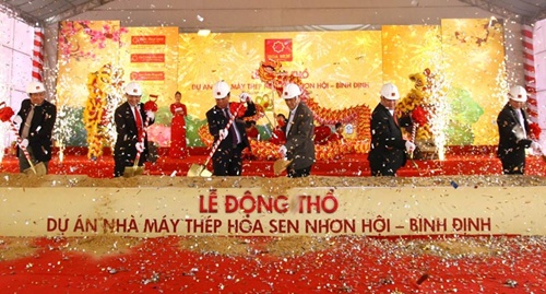 Hoa Sen starts construction of new steel plant