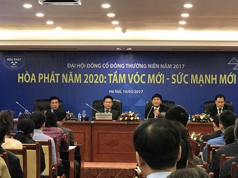 Hoa Phat holds annual shareholder meeting for 2017