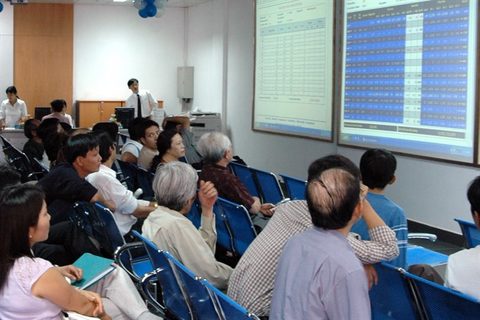VN shares rise for a second day