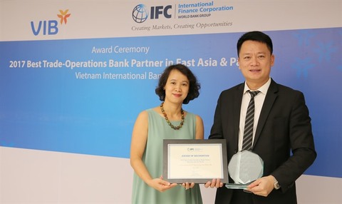 VIB awarded best bank partner in region