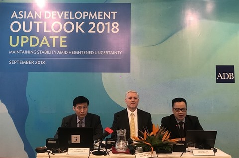 ADB lowers 2018 growth forecast for Viet Nam