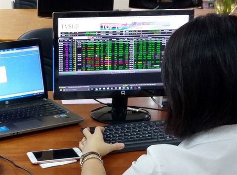VN stocks rebound on bank purchases