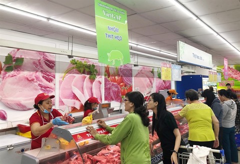 Pork sales up at supermarkets as people seek safe meat amid pig disease outbreak