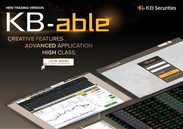 KBSV launching KB-able - “unlimited" trading system