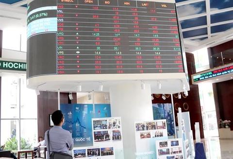 Shares trim losses on late buying force